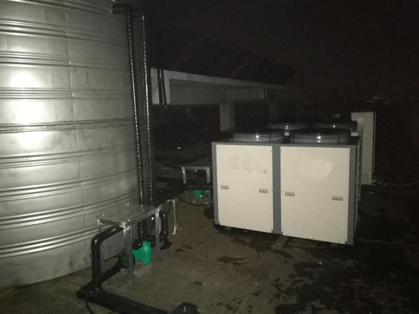 健身會(huì)所空氣能熱水工程解決方案